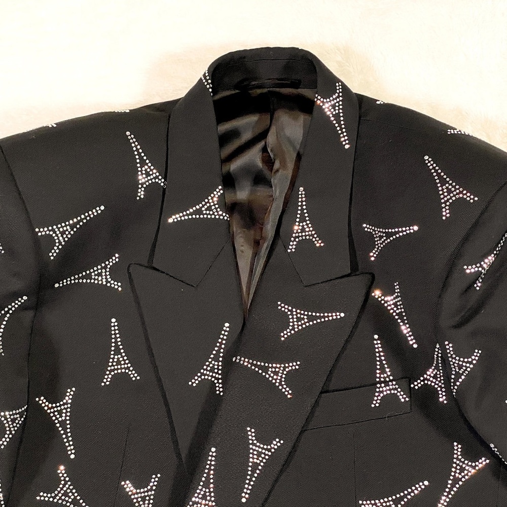 Balenciaga Eiffel Tower 80s shoulder jacket - Picture 11 of 16